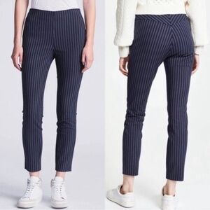 RAG & BONE WOMENS SIMONE PANT NAVY STRIPE CROP TROUSER 6